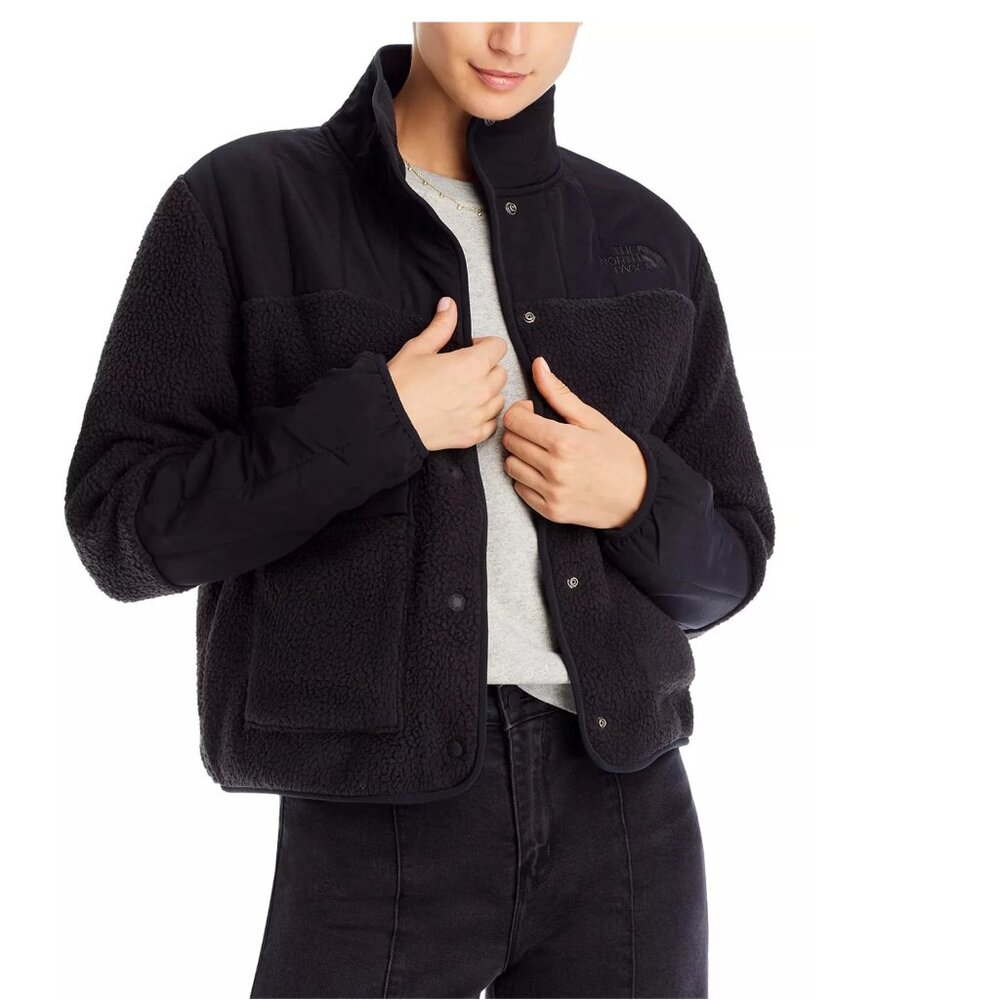 New The North Face Cragmont Heavyweight Fleece Jacket in Black Size XLarge